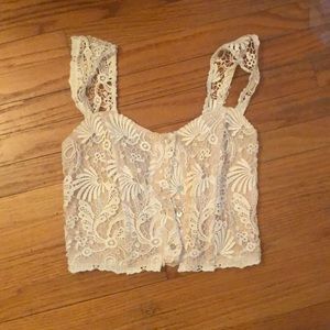 NWOT Winston white crop top